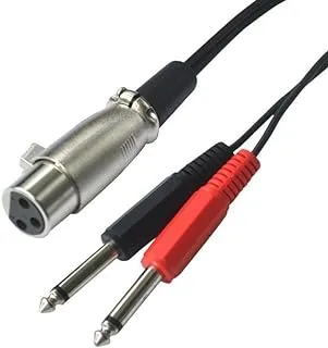 Keendex kx2178 xlr female to dual male cable