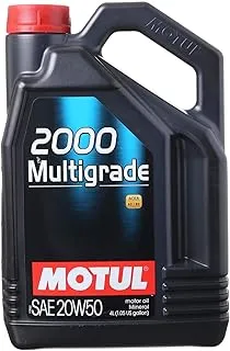 Motul 2000 Multigrade Engine Lubricant Oil, 4 Liters - 20W50