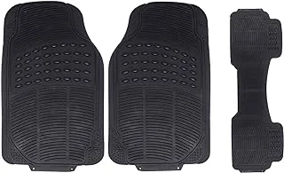 Car mats set, 3 pieces - black