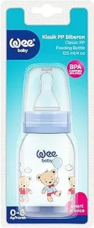 Wee Baby 851 Classic Feeding Bottle, 125 ml - Baby Blue