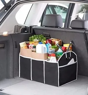 Foldable multipurpose car bag organizer