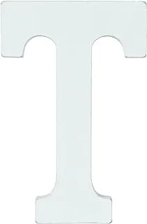 T-shaped paintable wooden medium letter