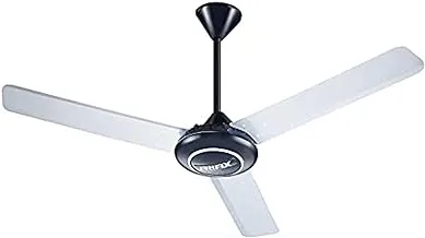 Ceiling fan with remote from Prifix, silver color Supreme