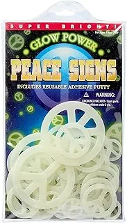 TOY MAJOR Glow in the Dark Signs Set Toy, 40 Pieces - Clear