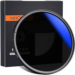 K&F Lens Filter- 46mm Fader NDX ND2-ND400 Blue