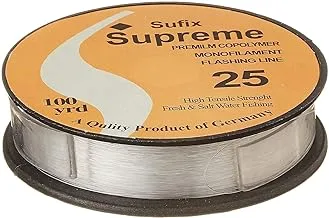 Sufix Supreme Fishing Line, 0.25 mm, 100 m - White