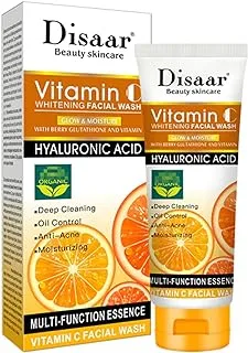 Disaar beauty skincare vitamin c facial wash foam hyaluronic acid berry glutathione moisturizing cleaning anti-acne oil control essence 100ml