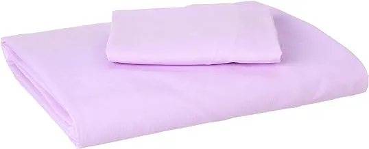 Snooze Fitted Bed 100x200 cm With 1 Pillowcase 45 * 65cm - lavender