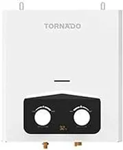 TORNADO Gas Water Heater 6 L No Chimney Natural Gas White GH-MP6SN-W