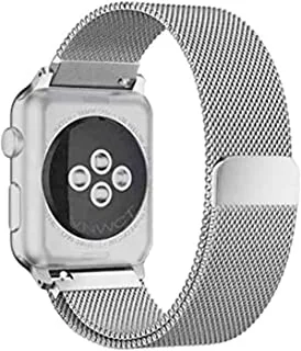 For smart watch milanese loop band 44mm for smart iwatch - silver