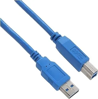 Keendex kx2392 male to male cable, 1 m - blue