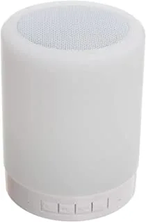 Generic Cl-671 touch lamp portable speaker - white, Auxiliary