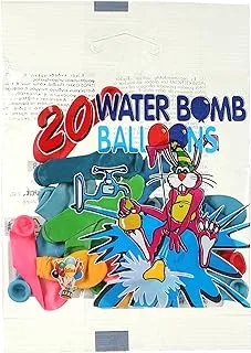 مجموعة بالونات Globos Festival Water Bomb ، 20 قطعة ، متعددة الألوان