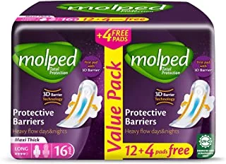 Molped Total Protection - Value Pack - long 16 Pads