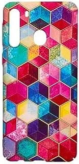 Dragon flower back cover hard creative case for samsung galaxy a21 - multi color