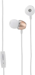 Moxom MX-EP06 Wired In Ear Earphone With Microphone - Gold