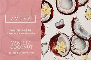 avuva white paste hair removal - 100 gm- coconut& vanilla