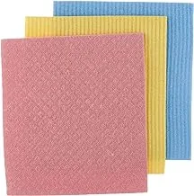 WARITEX Sponge Cloth Set 3 Pieces - Multi Color