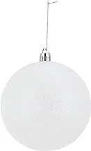 Refela christmas decorative ball set, 2 pieces - white