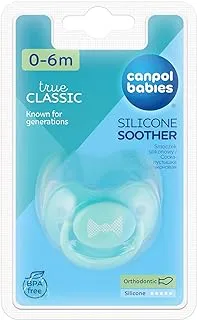 Canpol babies Silicone Orthodontic Soother 0-6m PASTELOVE - mint