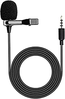 XO MK-F01 3.5mm Clip On Microphone - Black