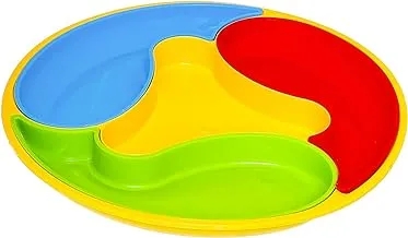 Winner Divided nuts Plate - Multi Color