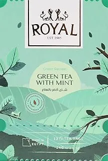 Royal green tea with mint ,12 bags