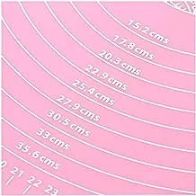 Large silicone mat with measurements,for baking,sugar craft,fondant,pastry,icing cake,clay - 2724327317792