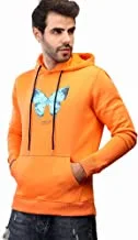 COUP mens Coup - Slim Fit Graphic Print Hoodie with Long Sleeves and Kangaroo Pockets Hooded Sweatshirt