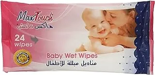 Max Touch Baby Wet Wipes - 24 Wipes