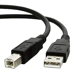 Keendex KX2370 USB 2.0 Printer Cable (TYPE MALE A - MALE B SYNC LEAD), 2 Meters - Black