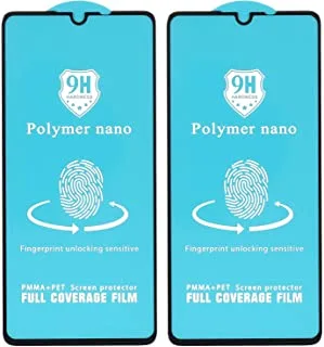 Dragon Polymer Nano Screen Protector for Huawei P30 Mobile Phone, Set of 2 - Black