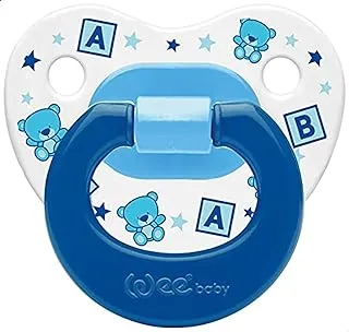 Wee Baby Bear and Letters Printed Orthodontic Soother, Number 2