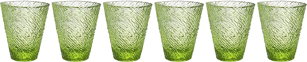 IVV-IROKO SET 6 TUMBLER ACID GREEN