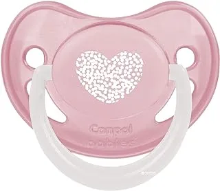 Canpol babies Silicone Orthodontic Soother 6-18m PASTELOVE - Pink