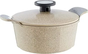 Neoflam granite cookware pot 20cm - warm marble