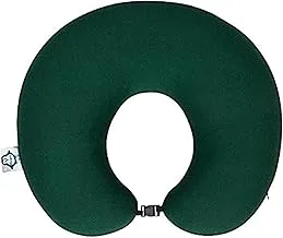 Standard neck pillow melton - foam bean - one size - green