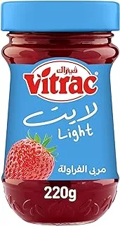 Vitrac strawberry light jam, 220 gm