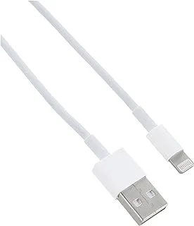 Lightning charging cable, 1 m - white