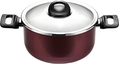 Tefal armatal stewpot with handles, size 20 cm, dark purple - 220711020