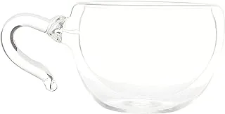 Double glass pyrex coffee mug 100ml