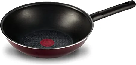 Tefal armatal wok pan with handle, size 28 cm, dark purple - 220716228