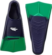 SPURT Spurt Silicon Swimming Fins, Size 35-36 Green and Navy