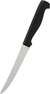 Atlantic Chef Stainless Steel Knife with Plastic Handle 18 cm - Black and Silver