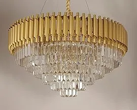 Alameer golden crystals cylinder - 12 lamps