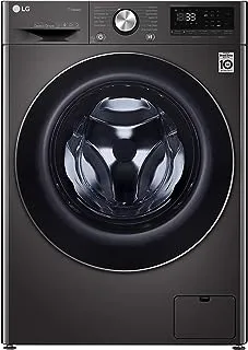 LG Vivace Washing Machine 9KG, with AI DD technology, Black-LG ThinQ