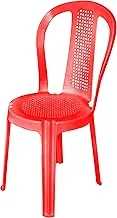 El Helal and Star Bisho Chair, 86.5x39.5 cm - Red