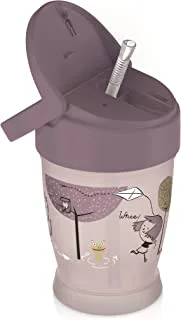 LOVI My Straw cup 35/354 Model LOVELY - 250ml model-age 12 color Rose