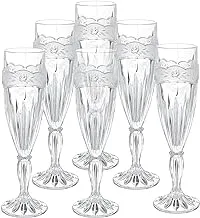 Nachtmann Crystal Flute Set, 6 Pieces - Clear