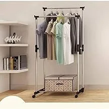 Clothes stand metal, coat rack hanger silver